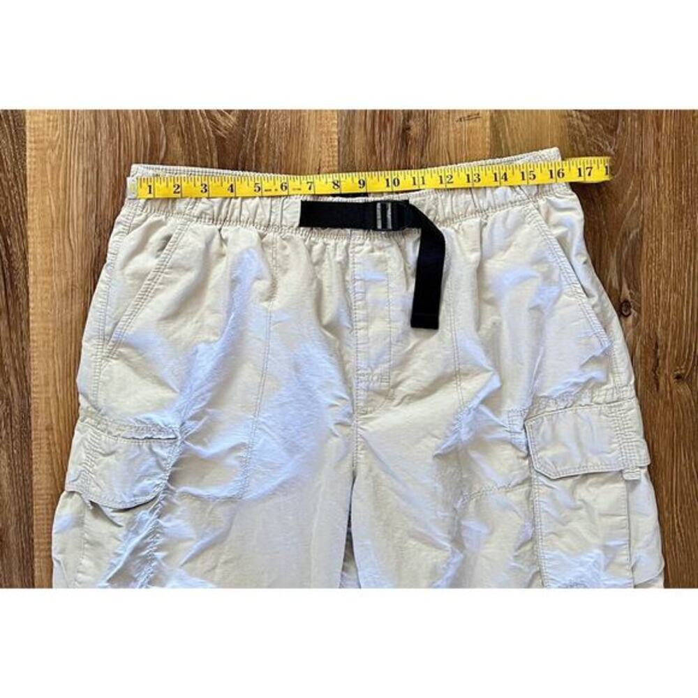 Timberland Swim Trunks Men's L Khaki Belted Adjustable Waist EUC - Picture 3 of 10